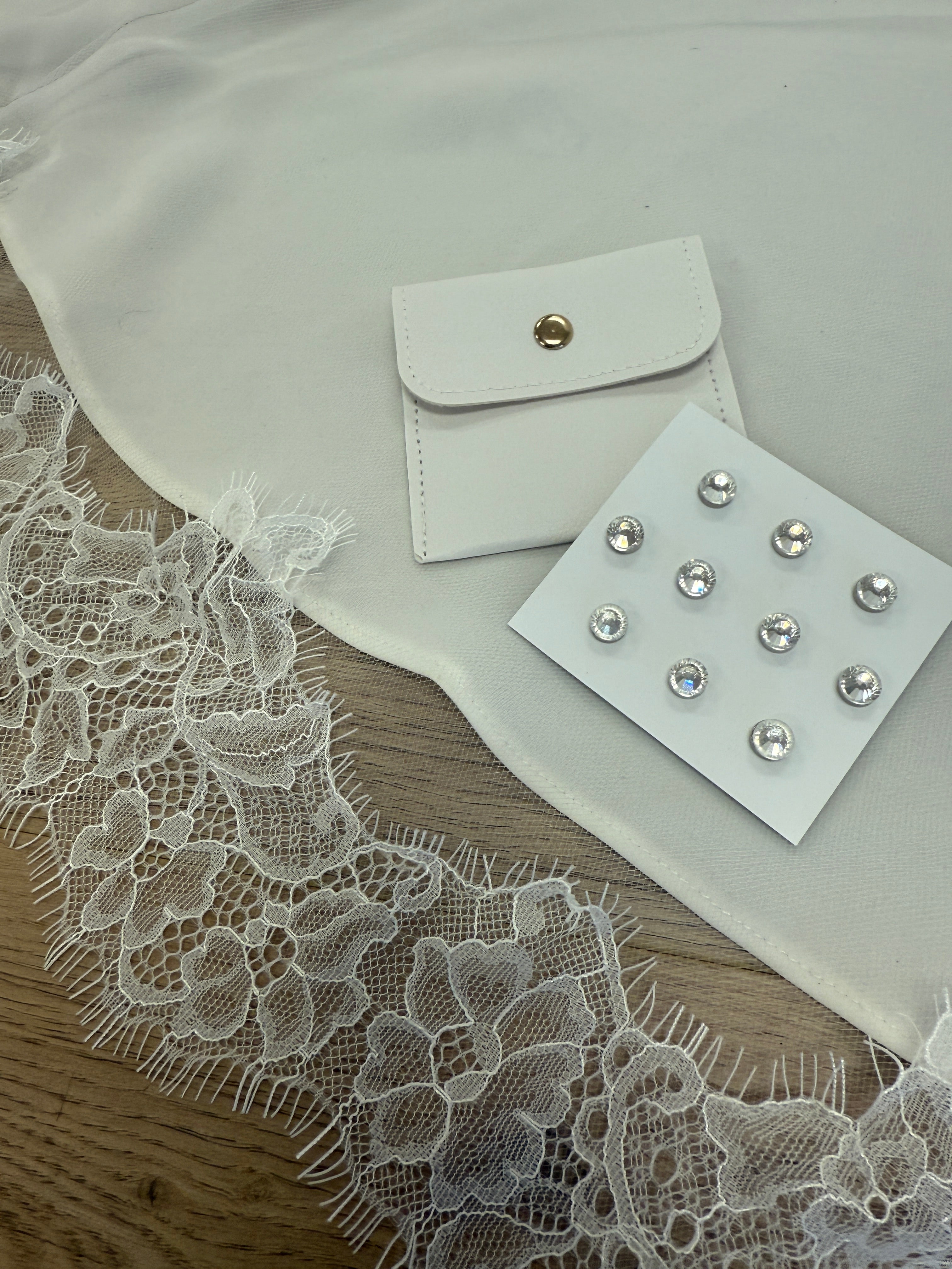 Add-on Veil Weights Rhinestones-single sided