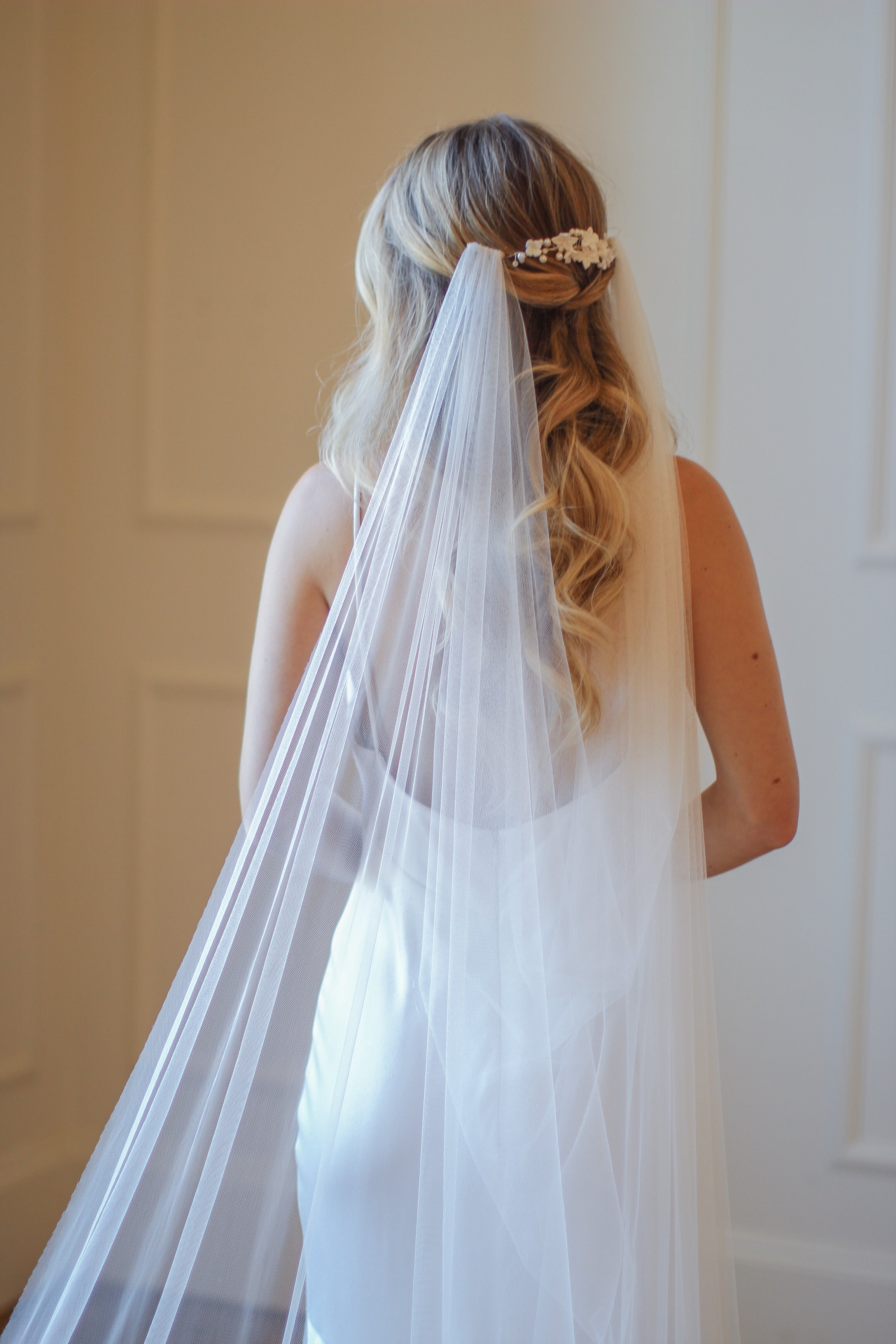 English Net Draped Veil