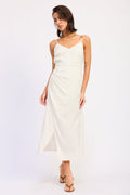 Coralie Midi Dress White