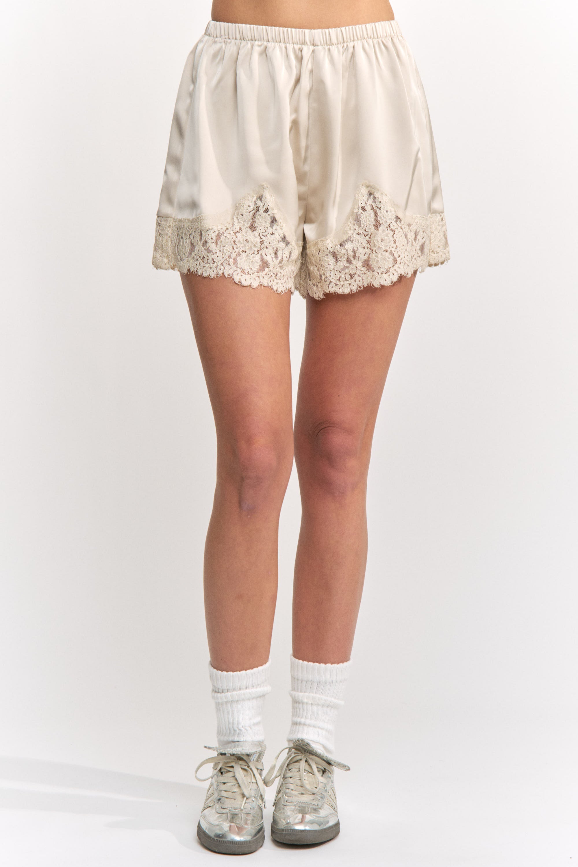 Fern Mini Shorts Champagne