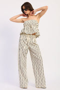 Clio Tube Top Black Stripe