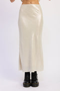 Hani Midi Skirt Champagne