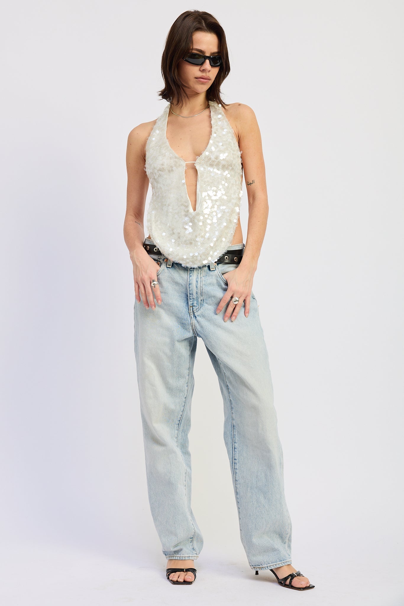 Tatiana Halter Top Off-White