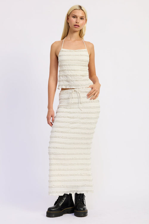 Azmira Maxi Skirt Ivory