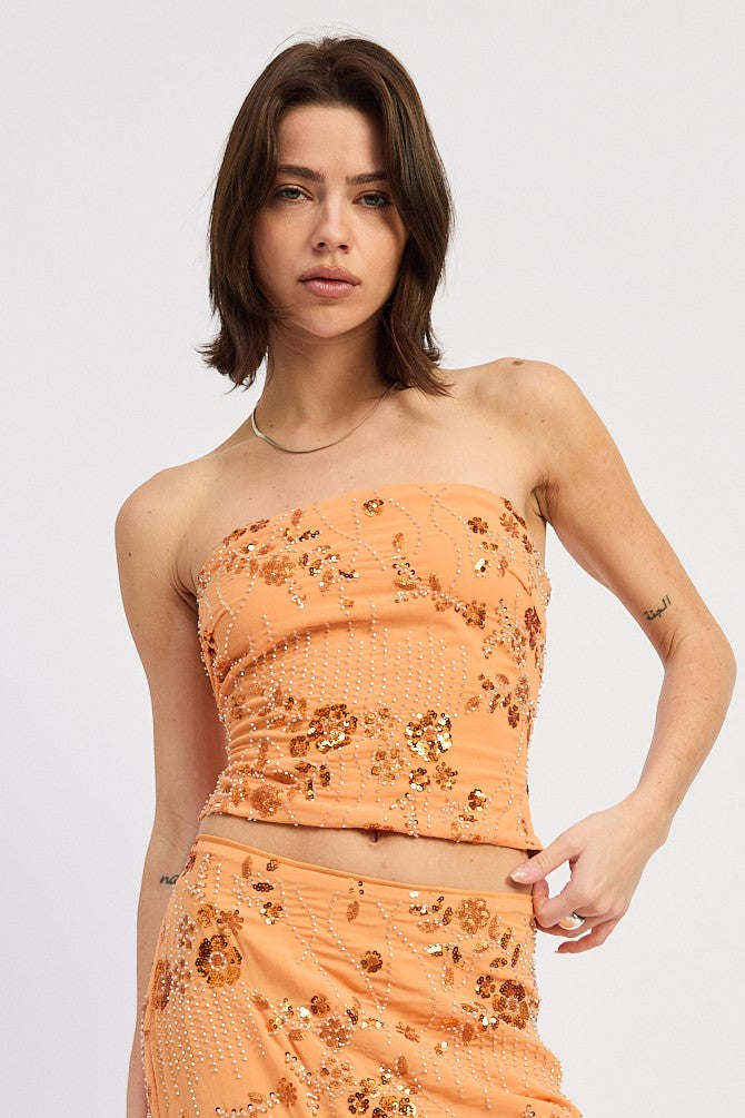 Iris Tube Top