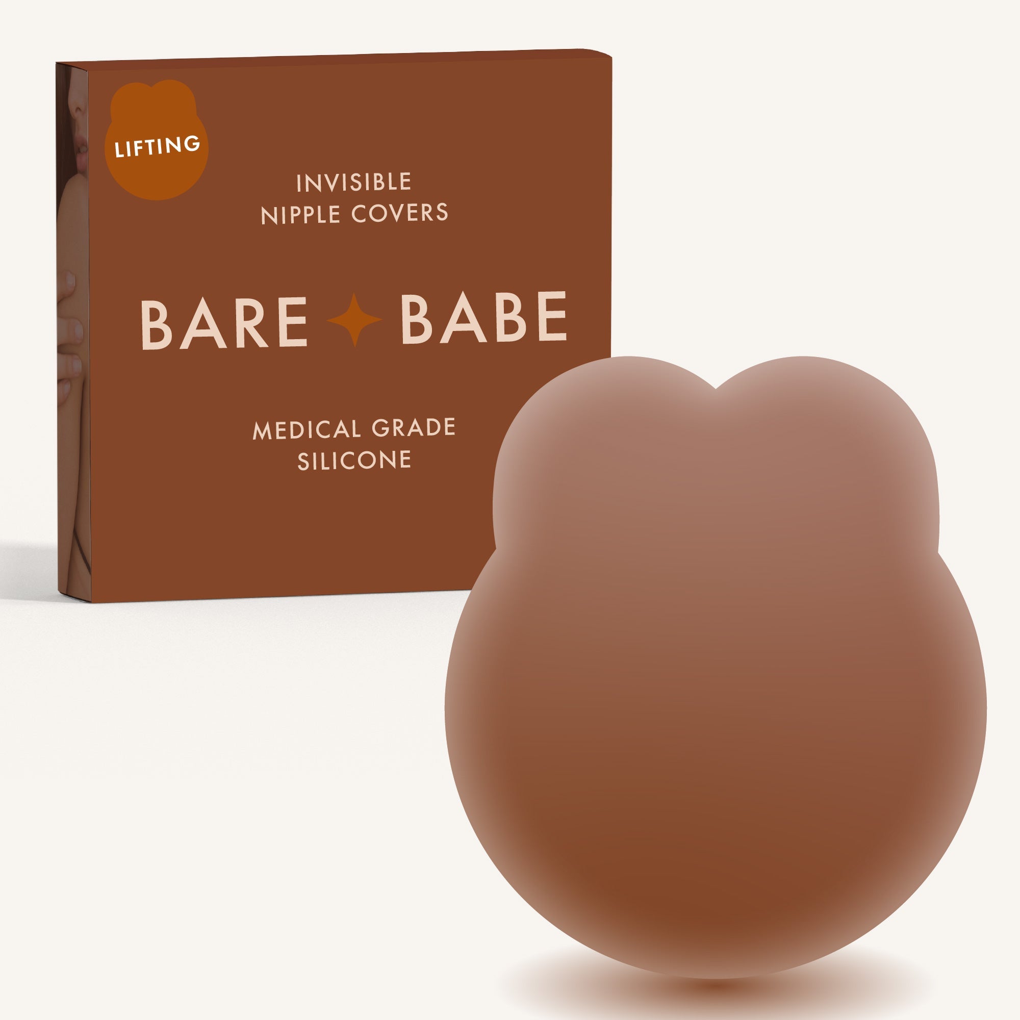 Lifting Nipple Covers (Two-Tabs) Cocoa