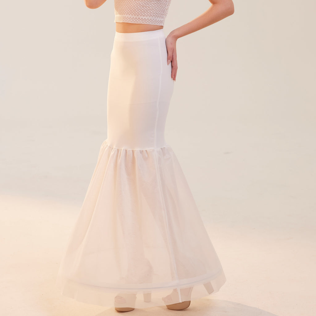 Mermaid Petticoat with Corsage Skirt ,Wedding Dress Underskirt for Enhanced Shape