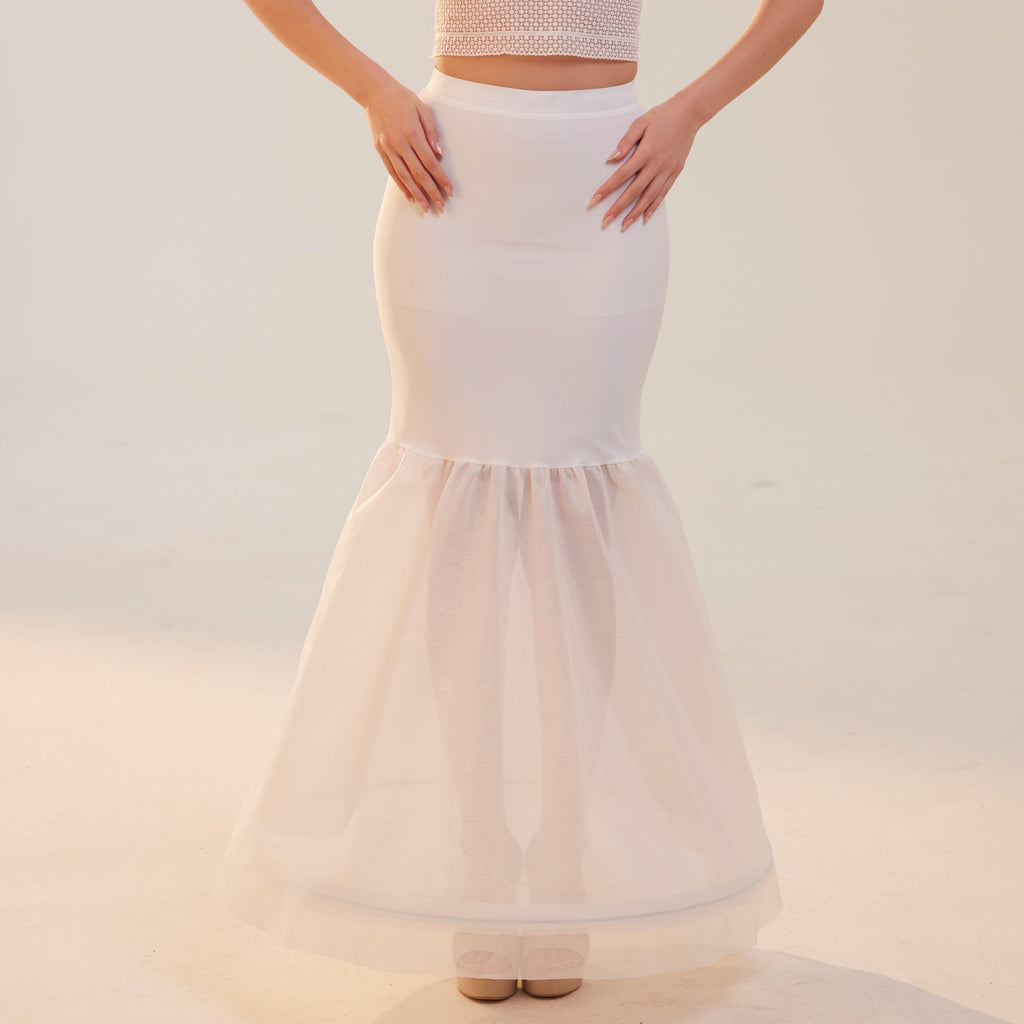 Mermaid Petticoat with Corsage Skirt ,Wedding Dress Underskirt for Enhanced Shape