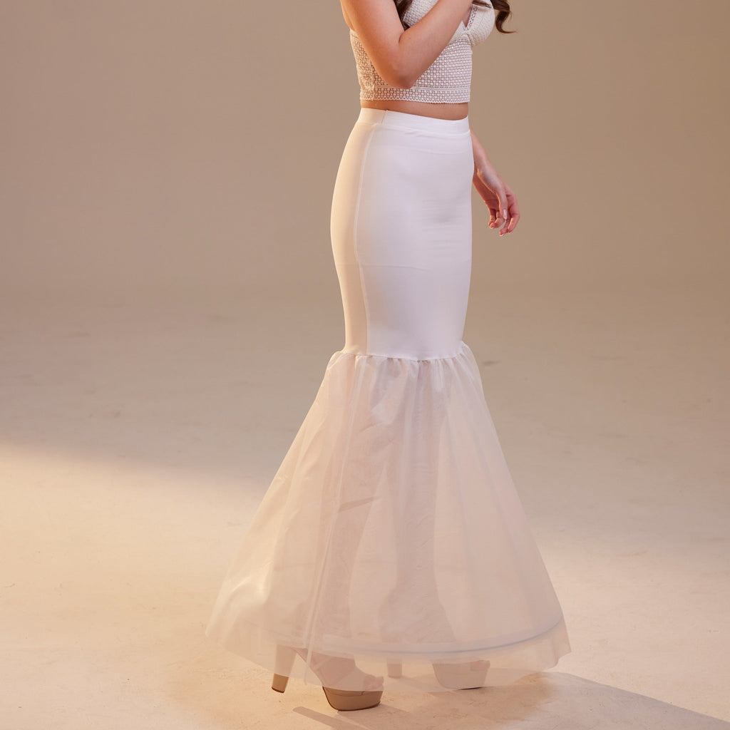 Mermaid Petticoat with Corsage Skirt ,Wedding Dress Underskirt for Enhanced Shape