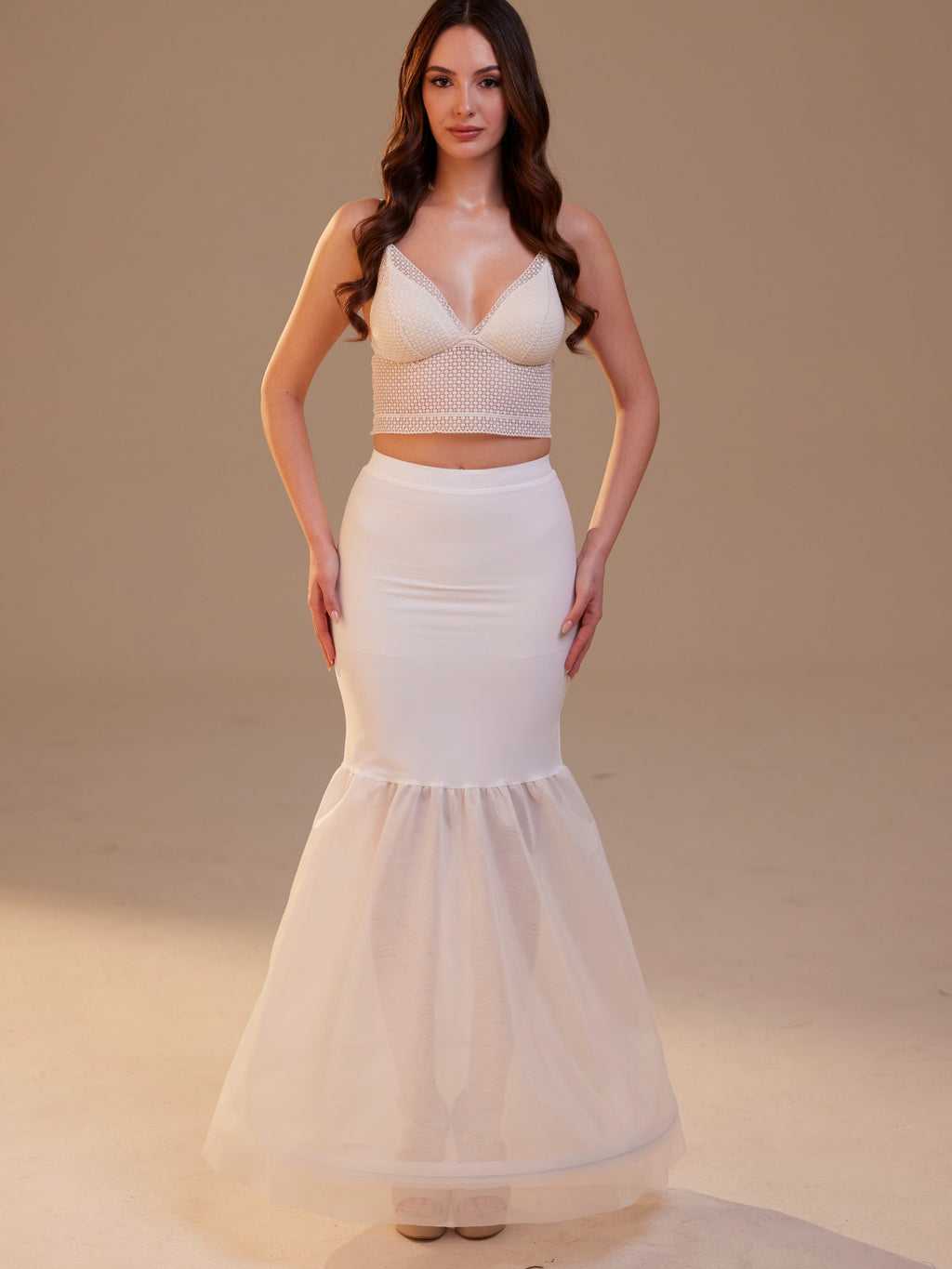 Mermaid Petticoat with Corsage Skirt ,Wedding Dress Underskirt for Enhanced Shape