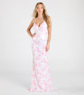 Women Clothing Party Floral Pink Sequin Sexy Dress Dress Evening Dress Pink