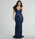 Women Clothing Sexy Lace up Sequ Dress All Matching Maxi Dress Navy Blue