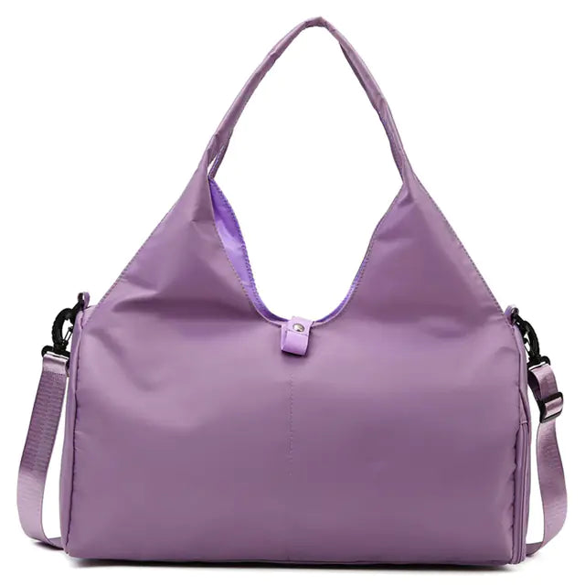 Waterproof Women's Fitness Training and Travel Bags Purple