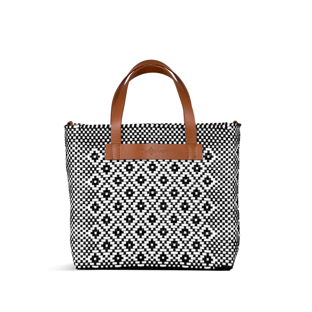 Panda Large Woven Crossbody Bag