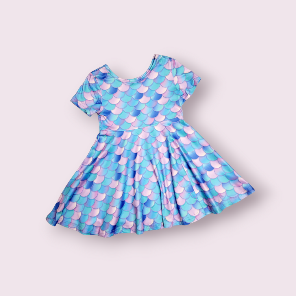 Mermaid Dress Aqua