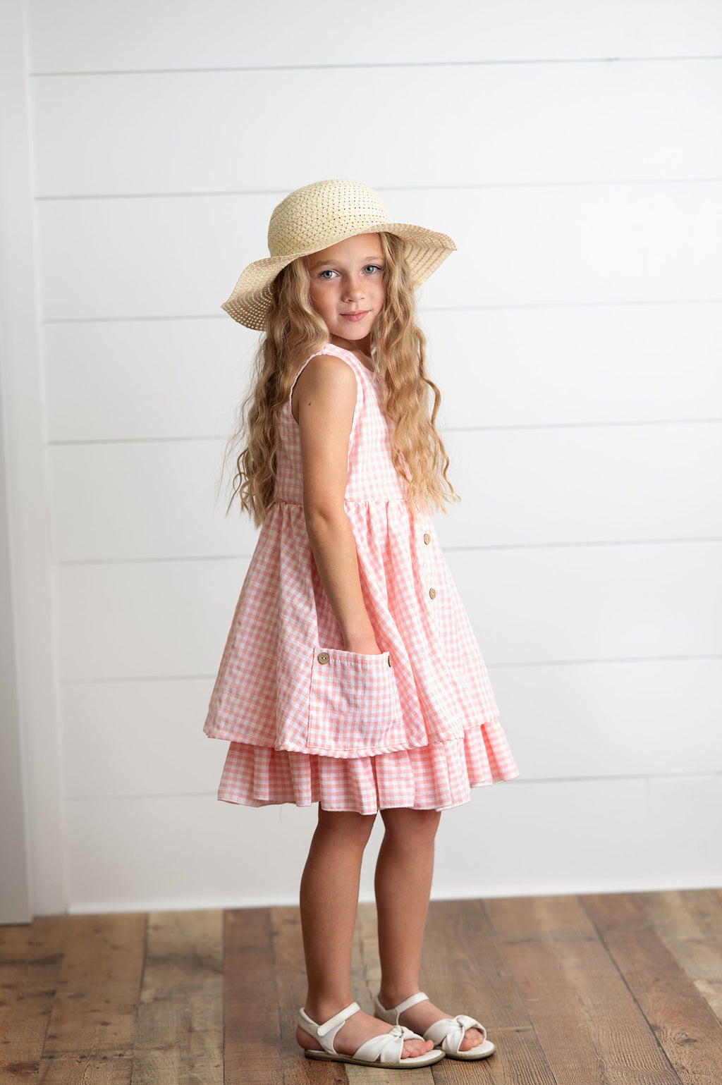 Pink Gingham Dress