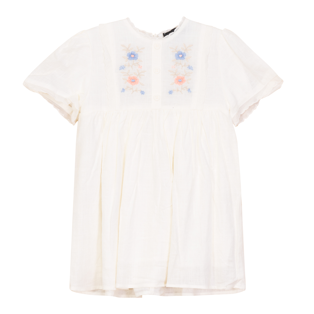 Cape Dress Off White
