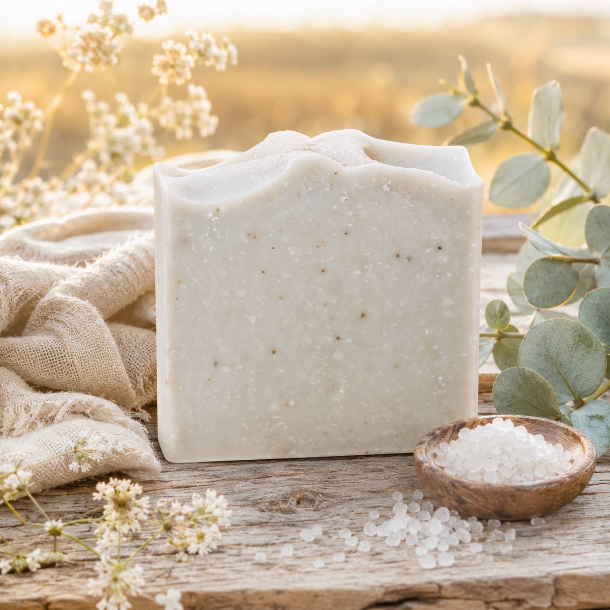 Salt + Sea Bar Handmade Tallow and Goat Milk Soap Bar