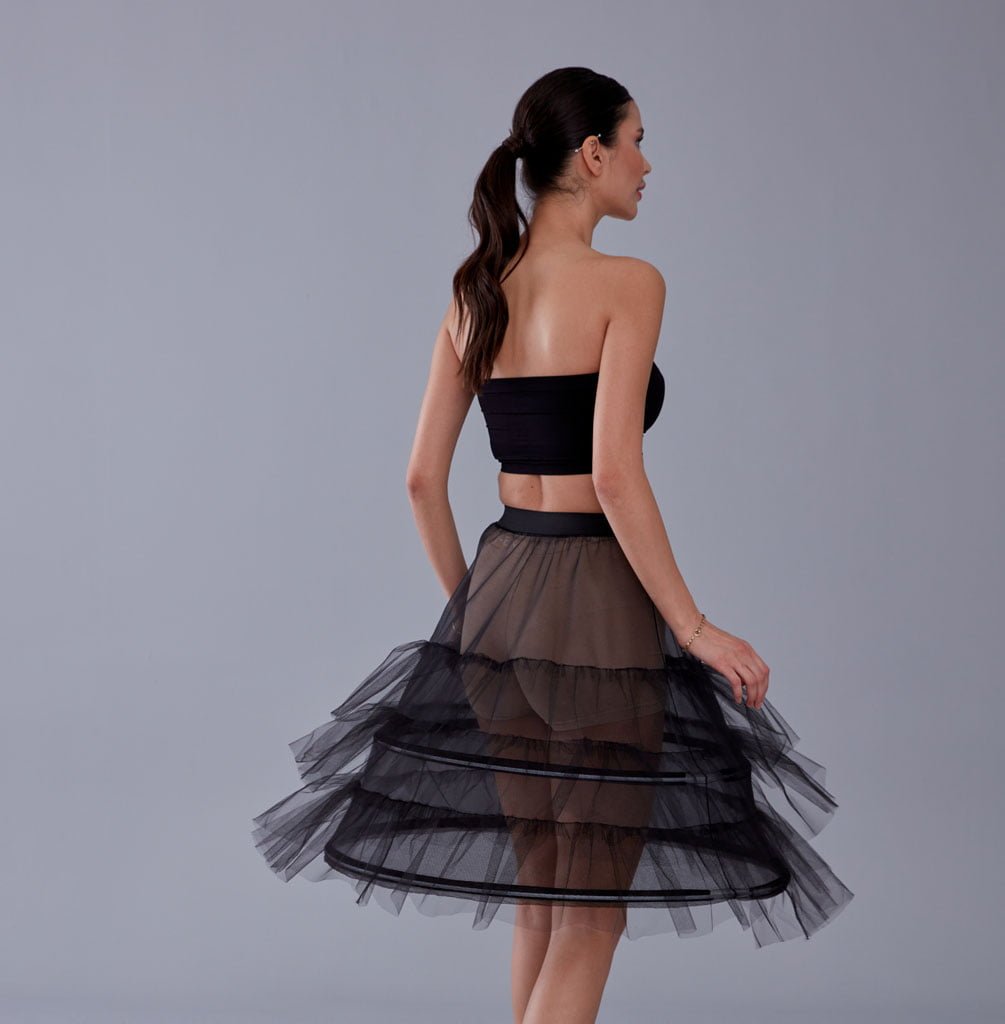 Black Petticoat Skirt