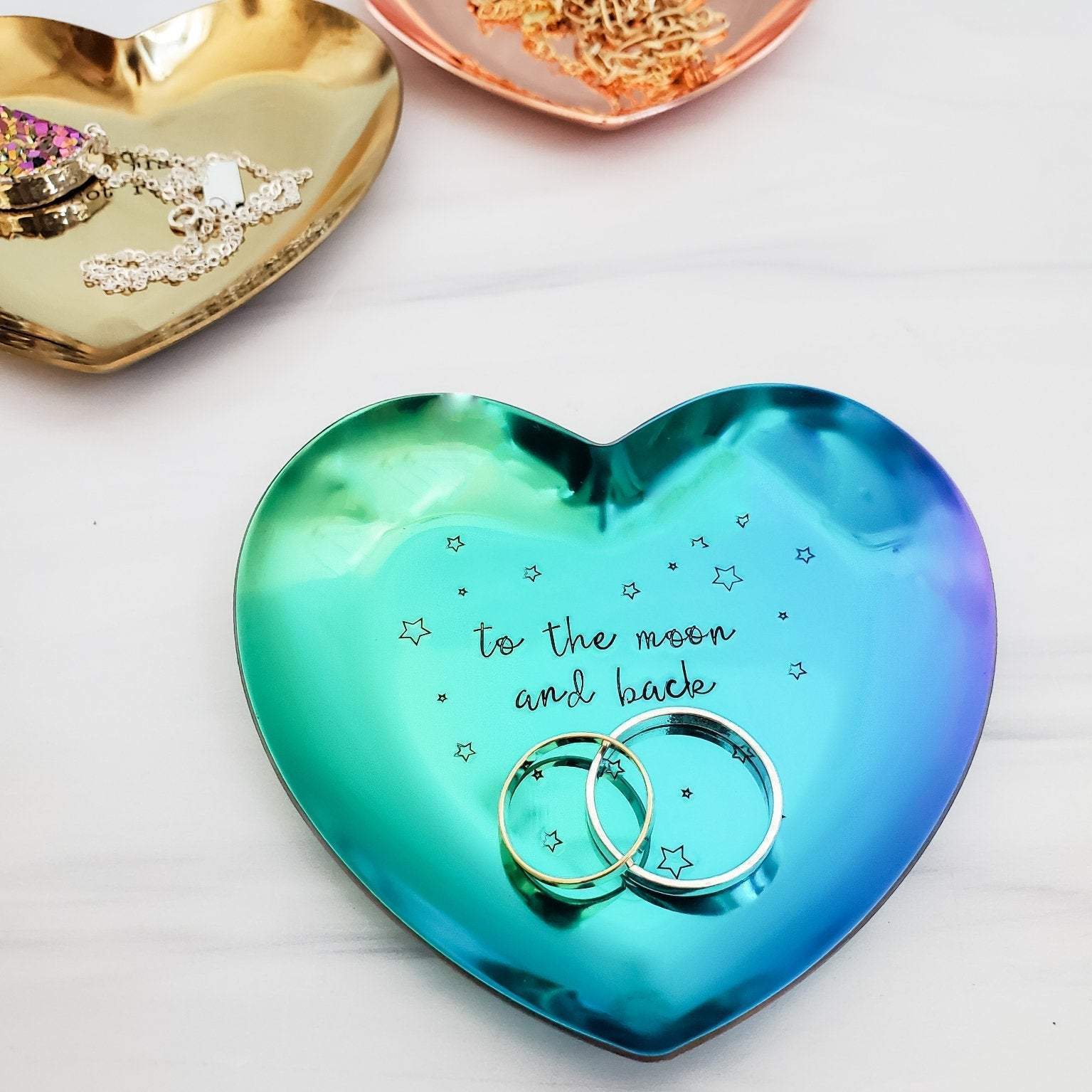 The Best is Yet to Come Heart-Shaped Engagement Ring Dish