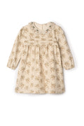 Crochet Collar Dress Dark Almond