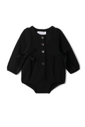 Woven Ribbon Bubble Black