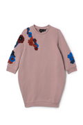Hook Stitch Sweatershirt Dress Twilight Mauve