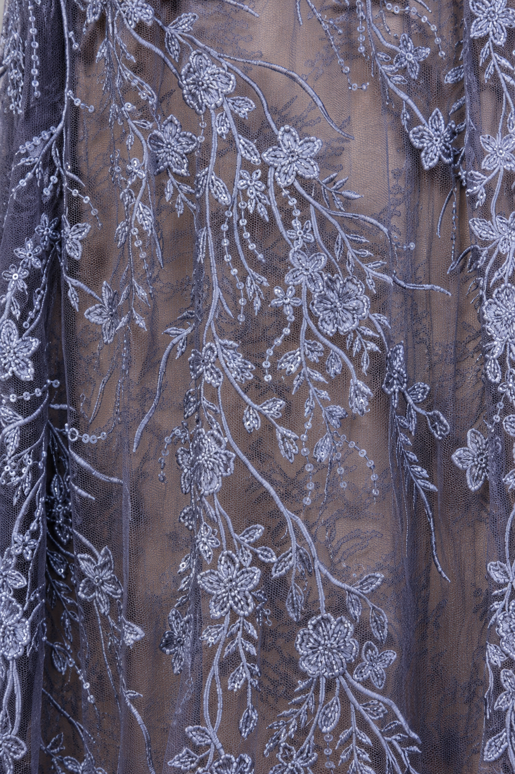 Elegant Cape Sleeve A-line Gown