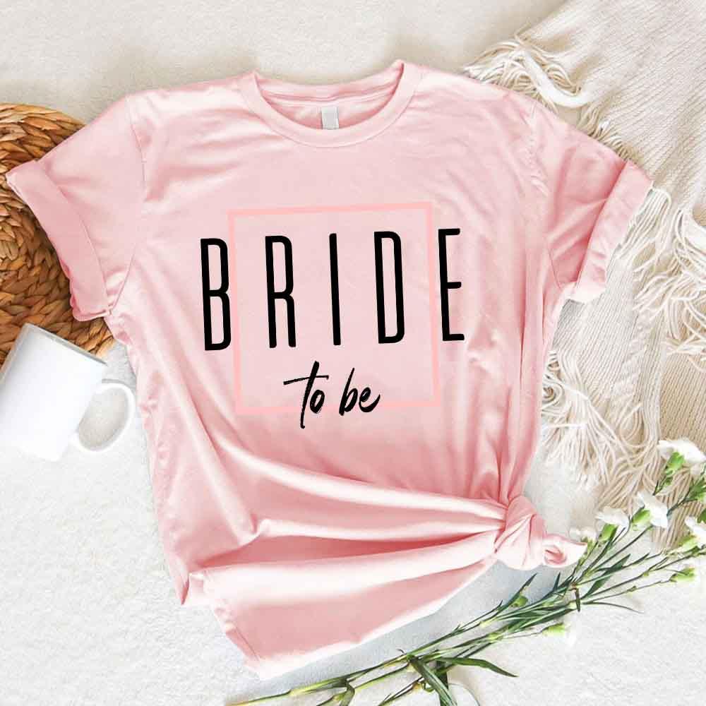 Bach Crew Bride To be Party Bachelorette T-shirt Bride to Be Pink