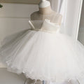 Catwalk Host Performance Summer Children Princess Dress White