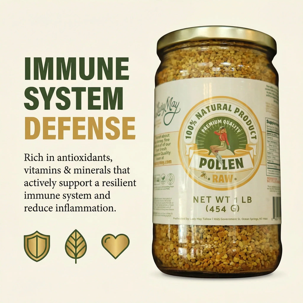 Honeymakers Raw Bee Pollen Granules by The Lady May – 100% Pure, Unheated – Non-GMO, Gluten-Free, Rich in Protein & Antioxidants (24 oz)