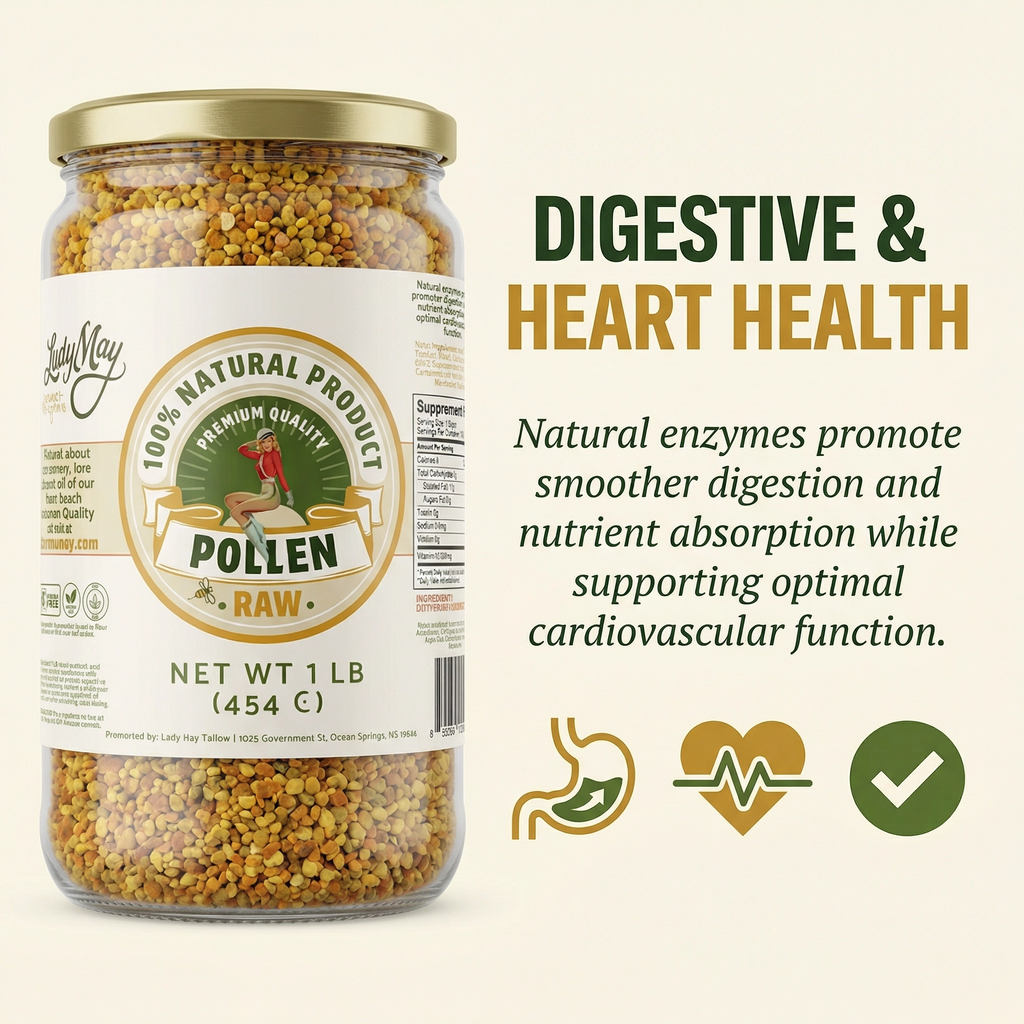 Honeymakers Raw Bee Pollen Granules by The Lady May – 100% Pure, Unheated – Non-GMO, Gluten-Free, Rich in Protein & Antioxidants (24 oz)