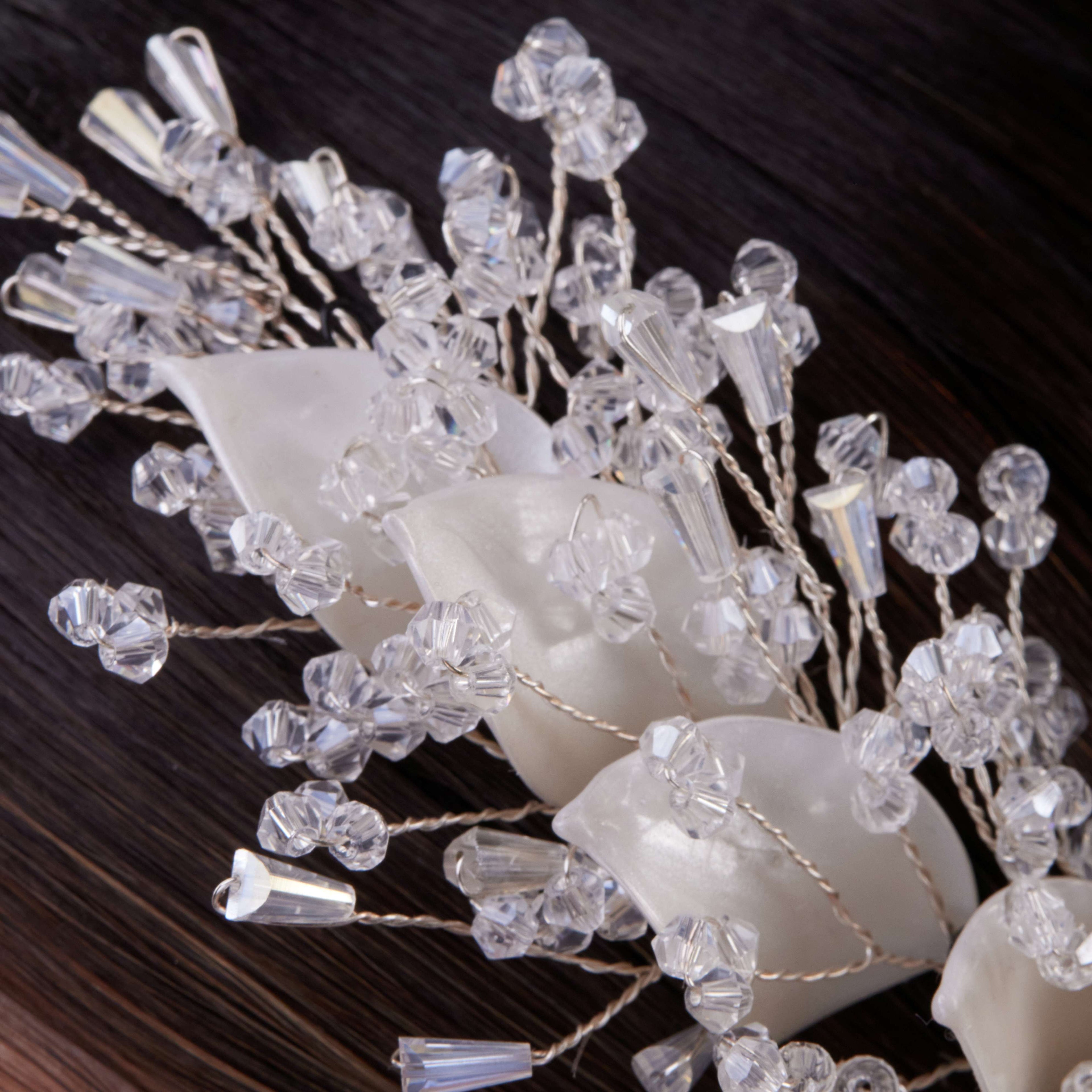 Set of Two Resin Flower Hair Vines