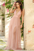 Sydney Maxi Dress - Blush Tulle Dress