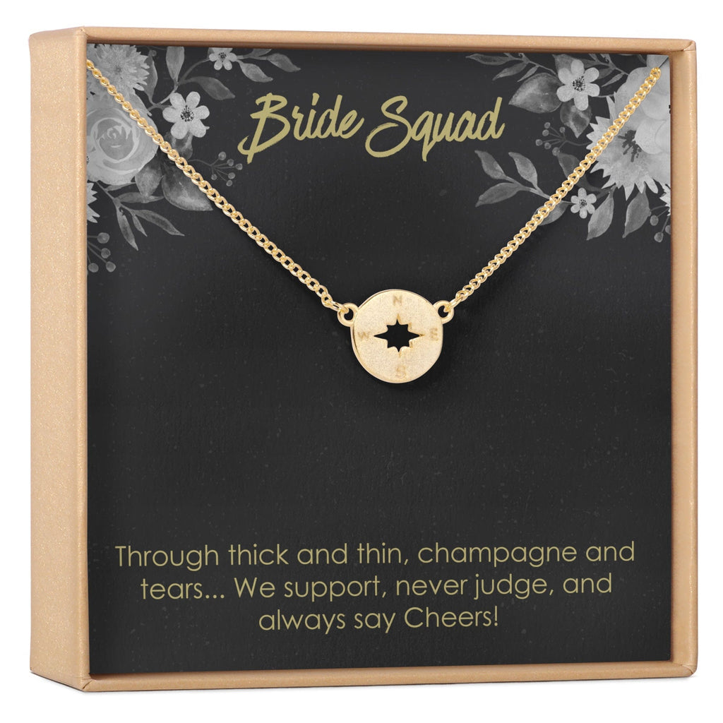 Bridesmaids Necklace Gold