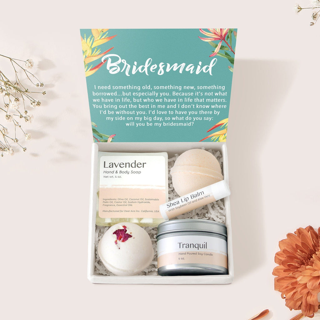 Bridesmaids Spa Gift Box No Jewelry