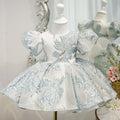Children's Princess Dress Girls' Host Costume Light Blue