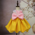 Summer Children's Bow Cute Princess Dress Yellow