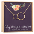 Daughter of the Bride Necklace Gold