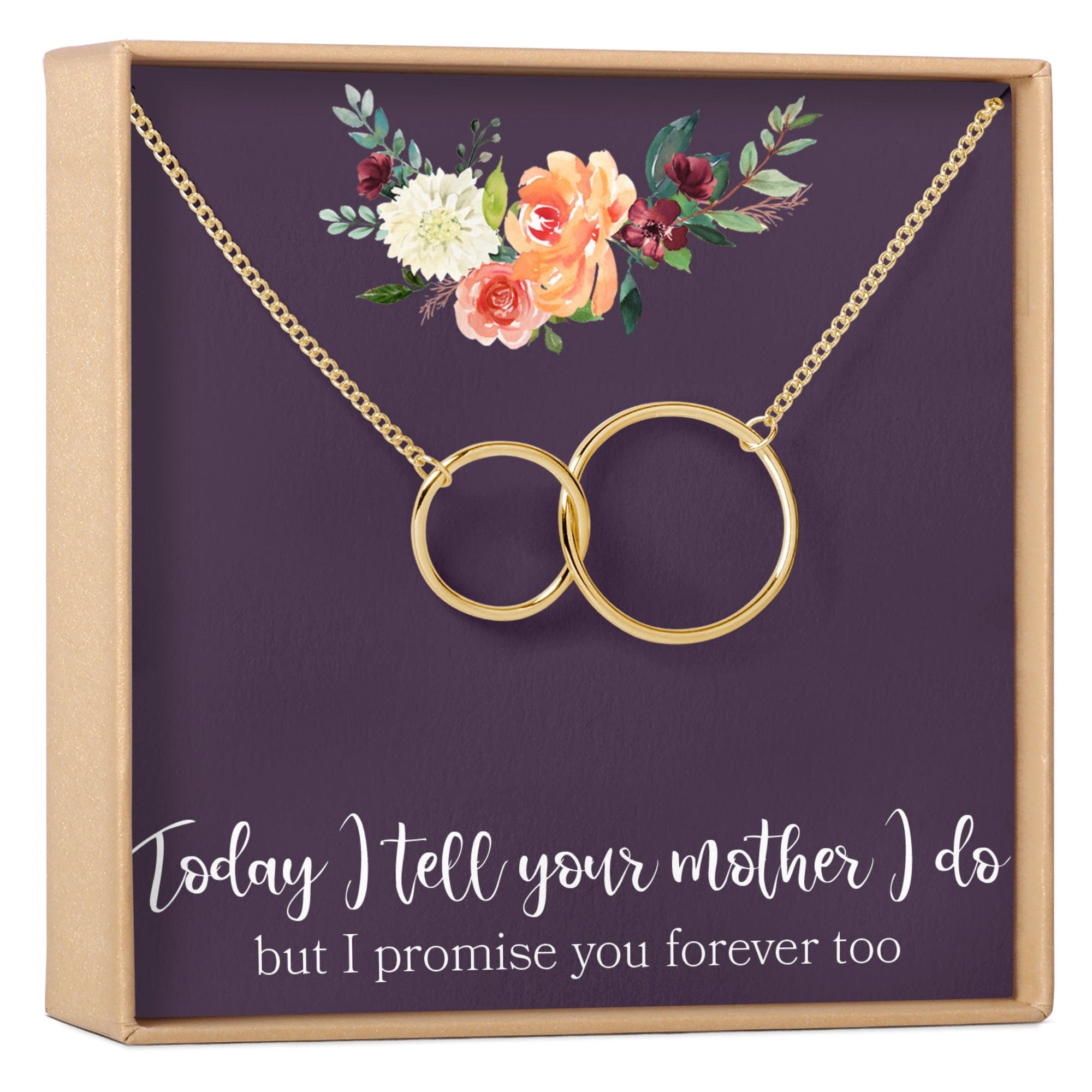 Daughter of the Bride Necklace Gold