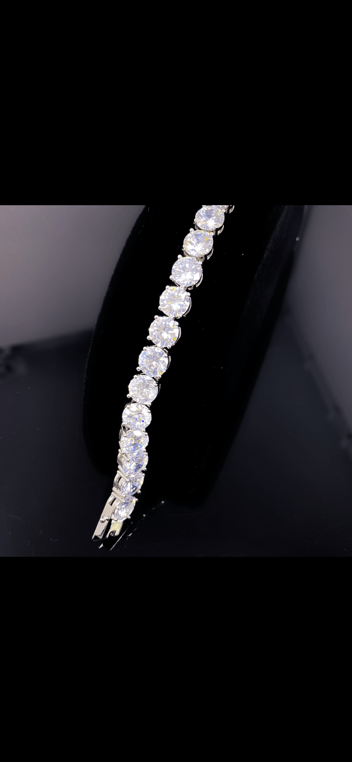 Diamond Tennis Bracelet Icy Cubic Zirconia Sparkle Style