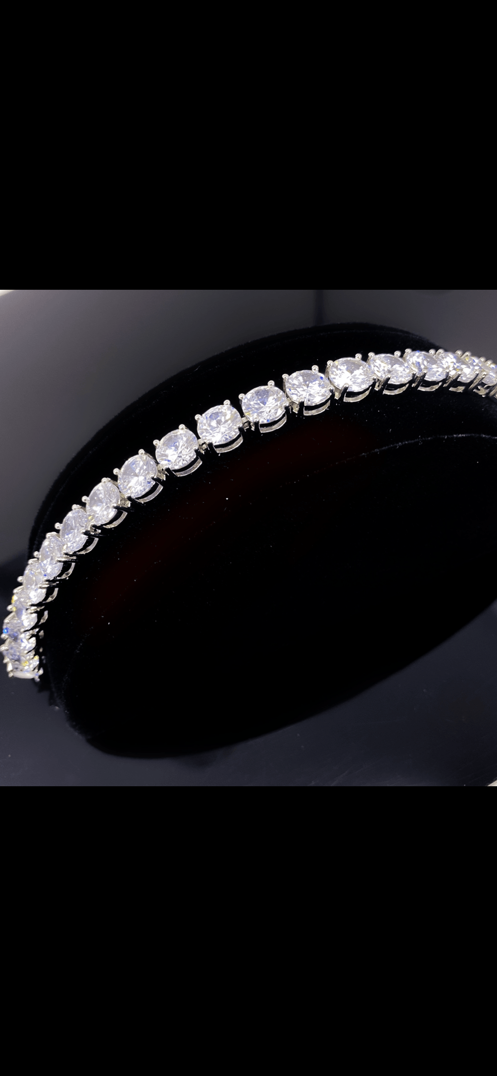 Diamond Tennis Bracelet Icy Cubic Zirconia Sparkle Style