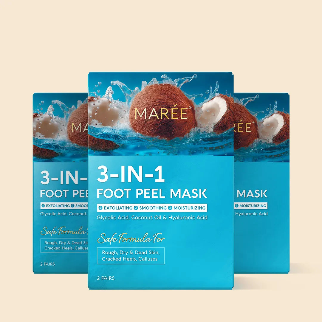 Exfoliating & Hydrating Foot Mask 3 items - Best price