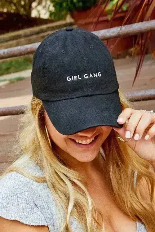 Bride | Girl Gang - Bachelorette party dad hats Black - Girl Gang