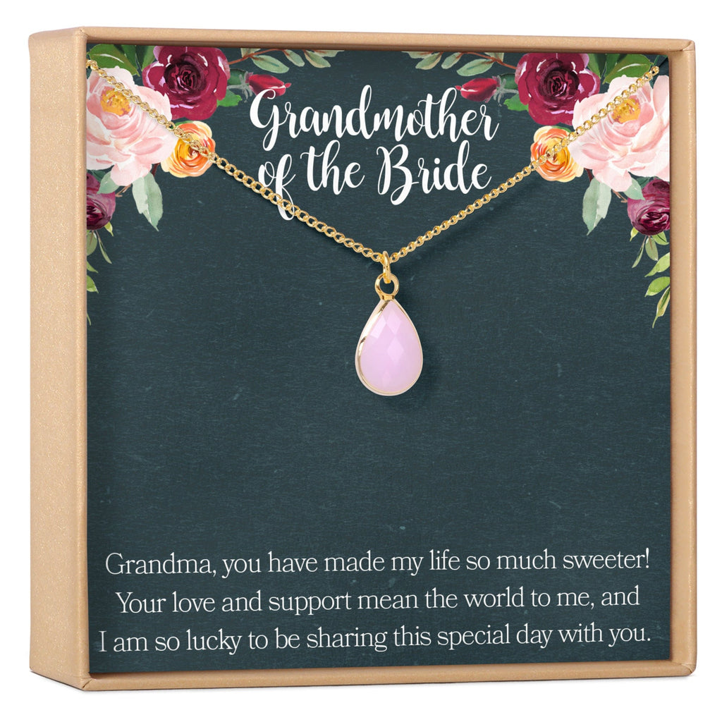 Grandmother of the Bride Necklace