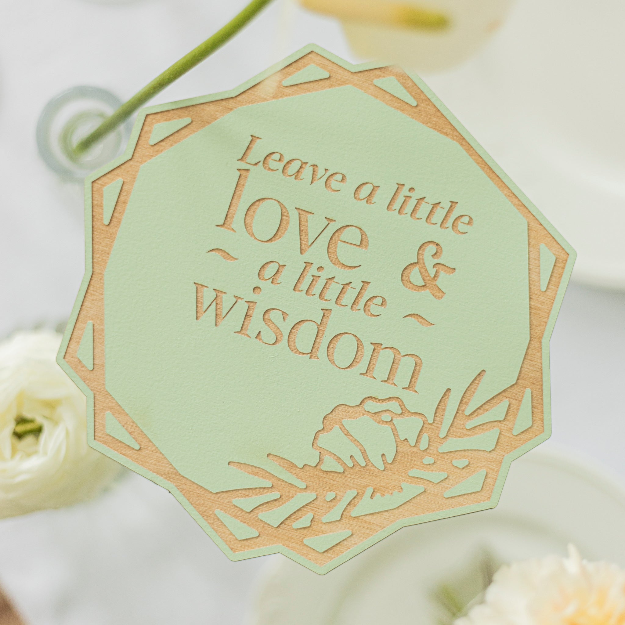 Memory Sign Acrylic Hexagon