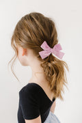Classic Mini Velvet-Lilac Alligator Clip
