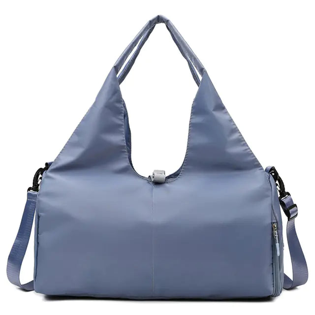 Waterproof Women's Fitness Training and Travel Bags Blue