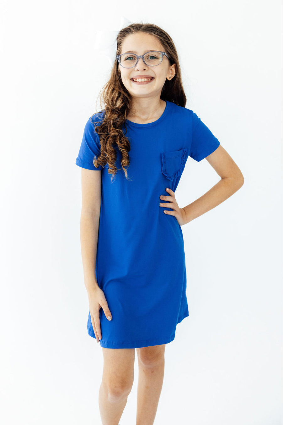 Royal Blue T-Shirt Dress