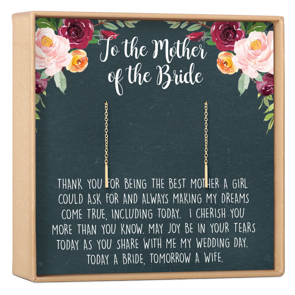 Mother of the Bride Earrings Gold
